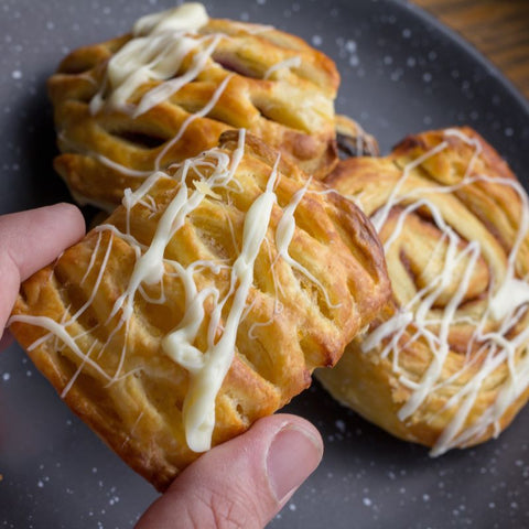 Danishes - hand - Monkey Business Catering