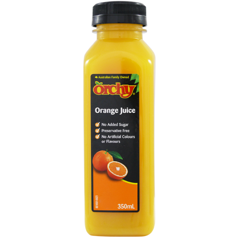 Juice - Orchy - 350ml- Orange - Monkey Business Catering