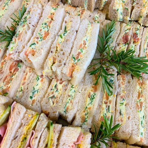 Ribbon Sandwiches - Finger Sandwiches - Top - Monkey Business Catering
