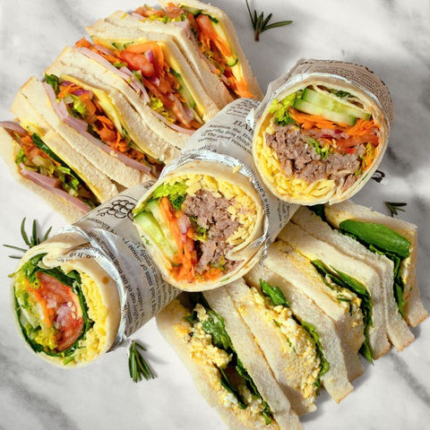 Sandwich Wrap Platter - Monkey Business Catering